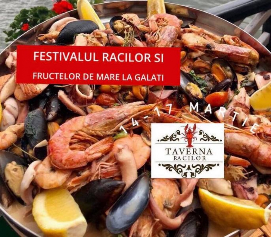 4 zile de festin culinar pentru gălăţeni, la Festivalul Racilor şi Fructelor de Mare