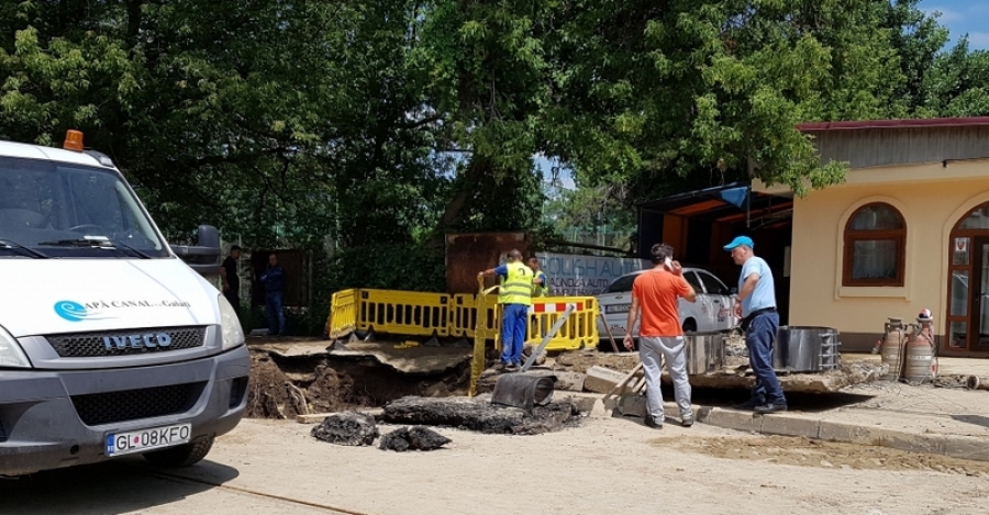 Apă Canal explică: De ce s-a produs avaria majoră de pe str. Stadionului