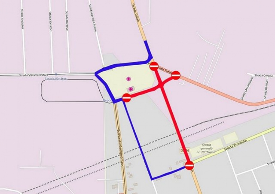 Circulaţie închisă timp de două zile în Bariera Traian