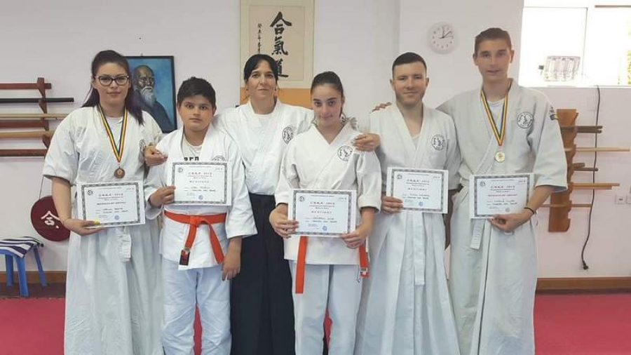 Trei medalii Aikido şi Kyokushin pentru Sakura Kiai Galaţi