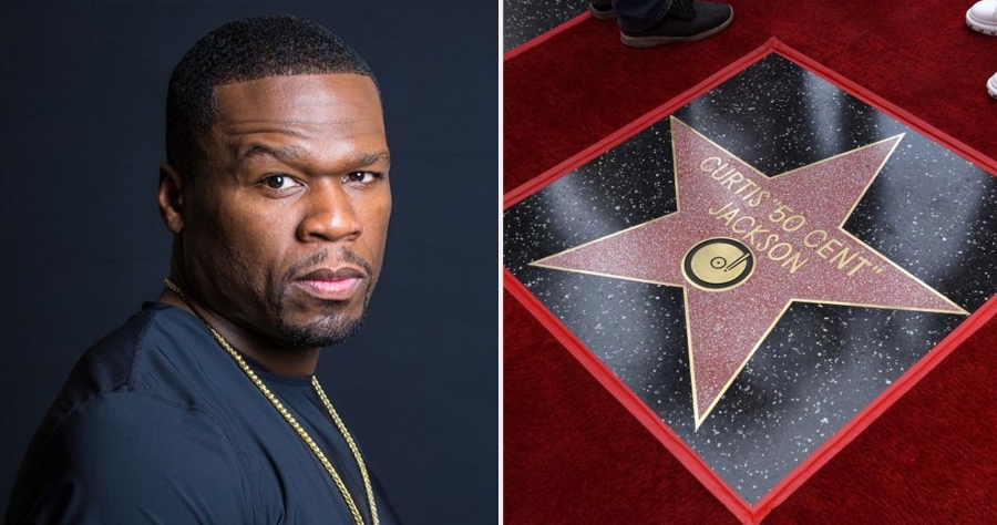 Rapperul 50 Cent a primit o stea pe Walk of Fame din Hollywood