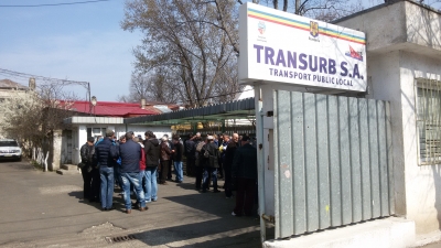 Protest spontan la Transurb