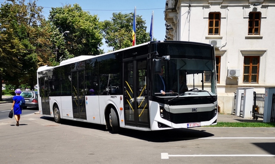 Autobuzul BMC Procity, la dispoziţia călătorilor gălăţeni (FOTO)