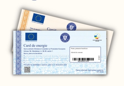 A început distribuirea cardurilor de energie, în judeţul Galaţi