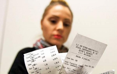 Românii vor putea câştiga lunar câte 1.200 lei la Loteria bonurilor fiscale