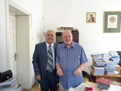 Zanfir Ilie şi academicianul Răzvan Teodorescu, parteneri la un catalog Rembrandt