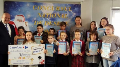 Carrefour i-a premiat pe câştigătorii concursului de desene