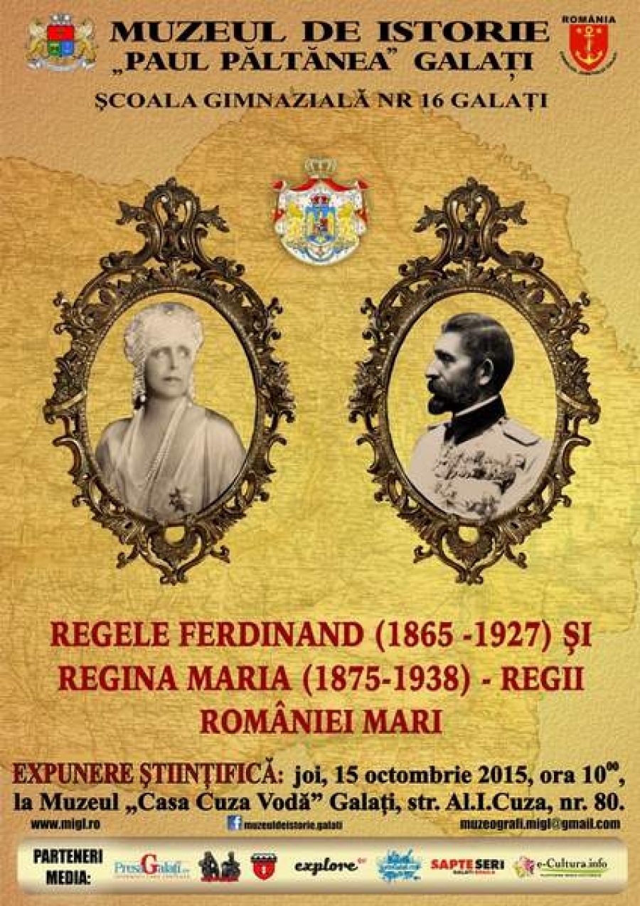 Regele Ferdinand şi Regina Maria (1875-1938) - regii României Mari