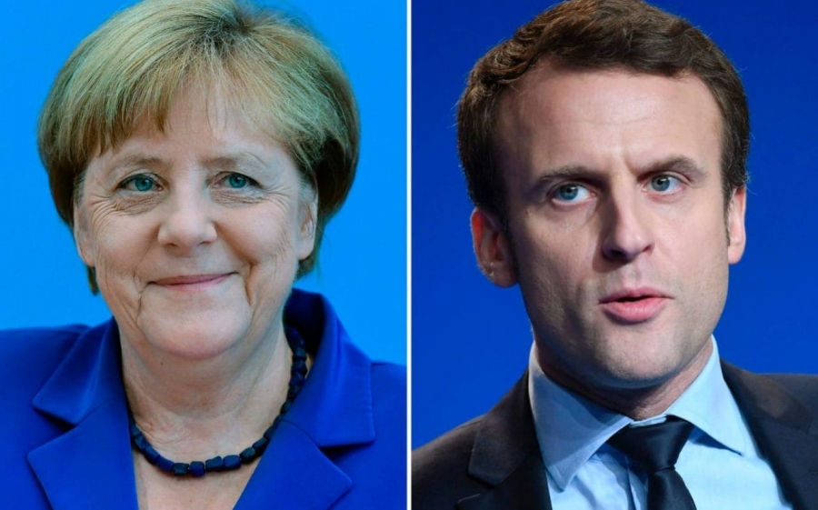 Angela Merkel afirmă că doreşte o cooperare strânsă cu Emmanuel Macron