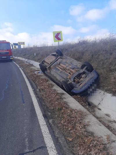 Tulcea: Accident cu 4 victime în apropierea localității Ciucurova