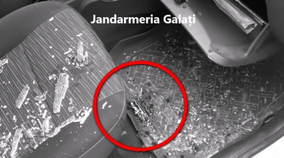 Galaţi: Scandal cu geamuri sparte şi fost iubit blocat cu un ordin de protecţie (VIDEO)