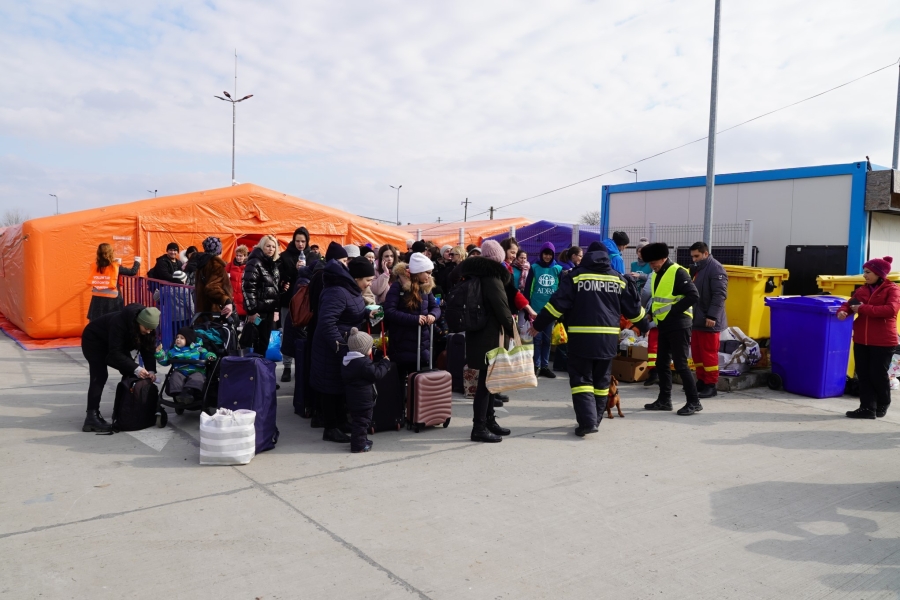 Peste 600 de ucraineni au intrat prin punctele de trecere a frontierei din Galaţi în ultimele 24 de ore