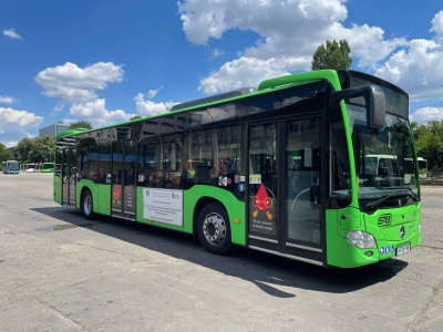 Campanie de promovare a donării de sânge, în autobuze