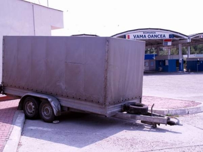 Remorcă furată din Italia, descoperită de poliţiştii de frontieră gălăţeni
