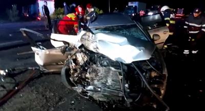 Accident mortal pe DN 25, la ieşirea din Tecuci către Galaţi (VIDEO)