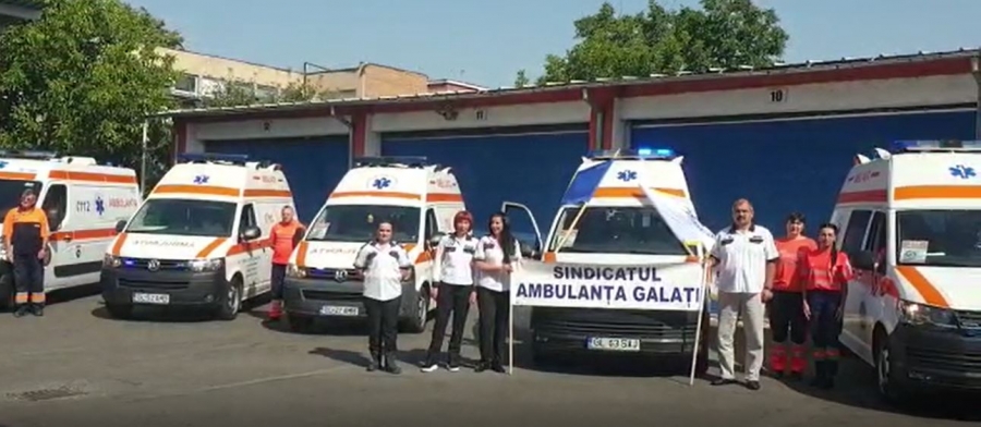 La Galaţi, Ziua Naţională a Ambulanţei, sărbătorită în sunet de sirene