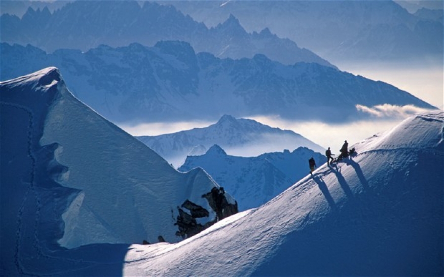 Vârful Mont Blanc a scăzut
