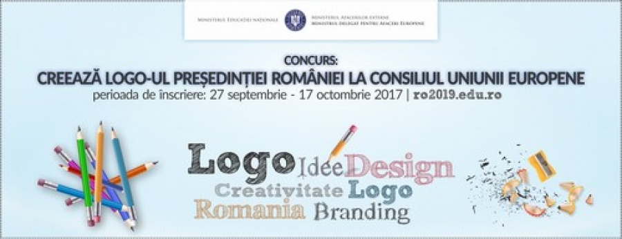 Lansarea concursului de creaţie a logo-ului Preşedinţiei României la Consiliul Uniunii Europene