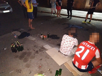 Razie de amploare în Galaţi după scandalagii, beţivi şi spărgători de seminţe (FOTO)