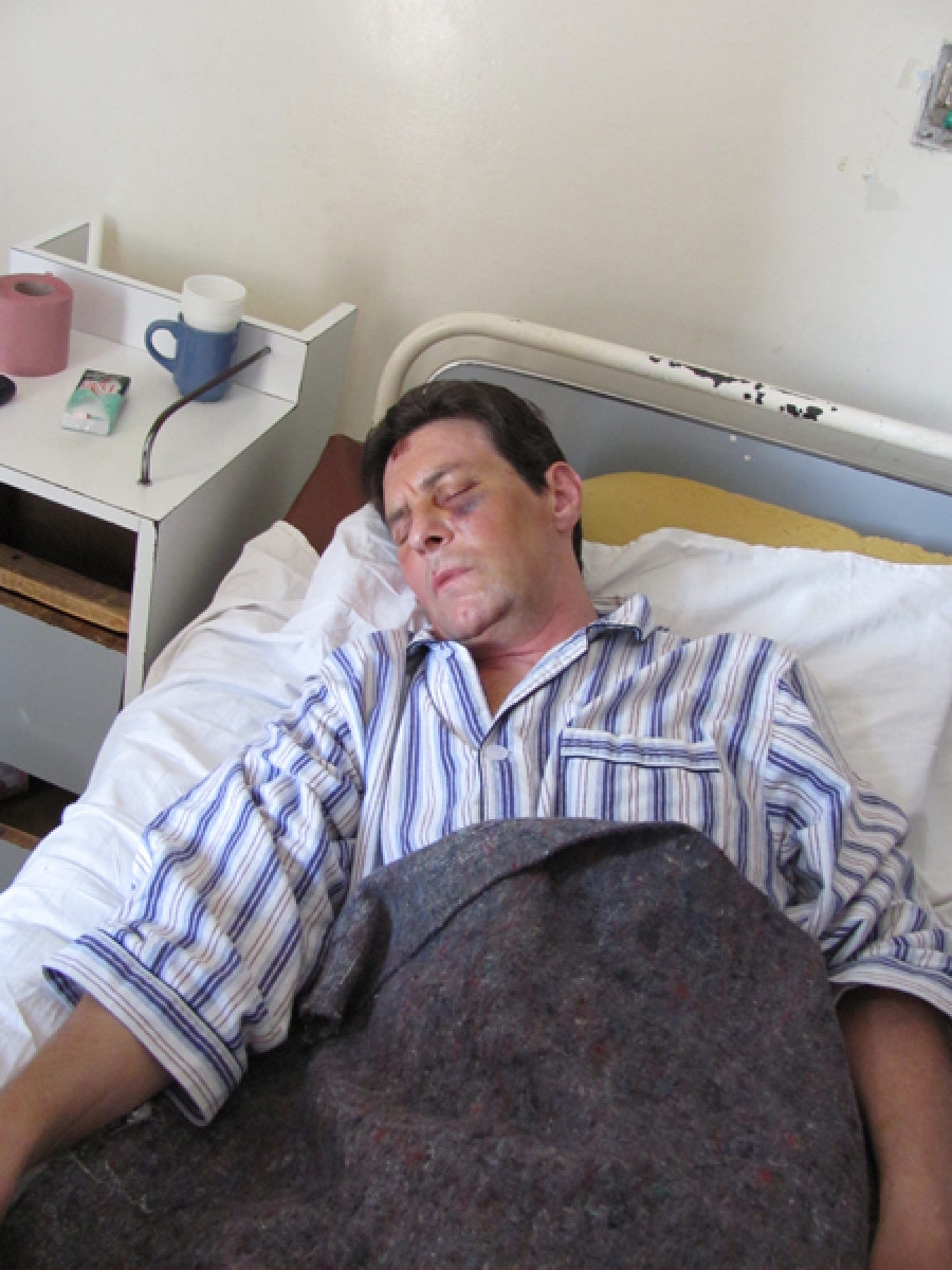 Suspect găsit în spital