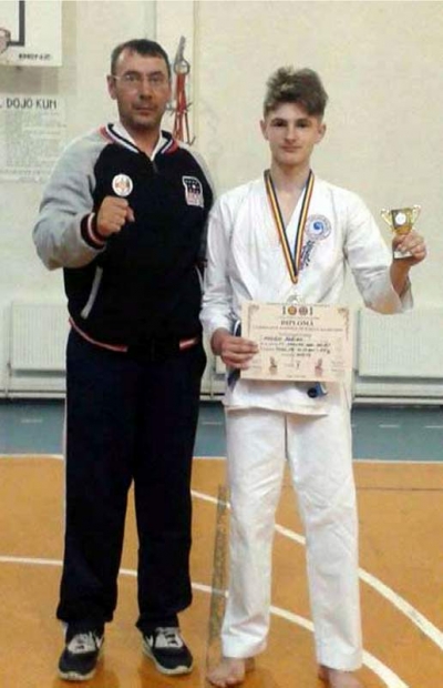 Galaţiul are un vicecampion naţional în Karate Kyokushin: Marian Ciocoiu