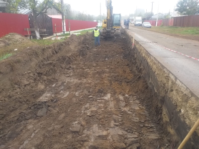 A început modernizarea, cu fonduri europene, a 16 km de drum judeţean (FOTO)