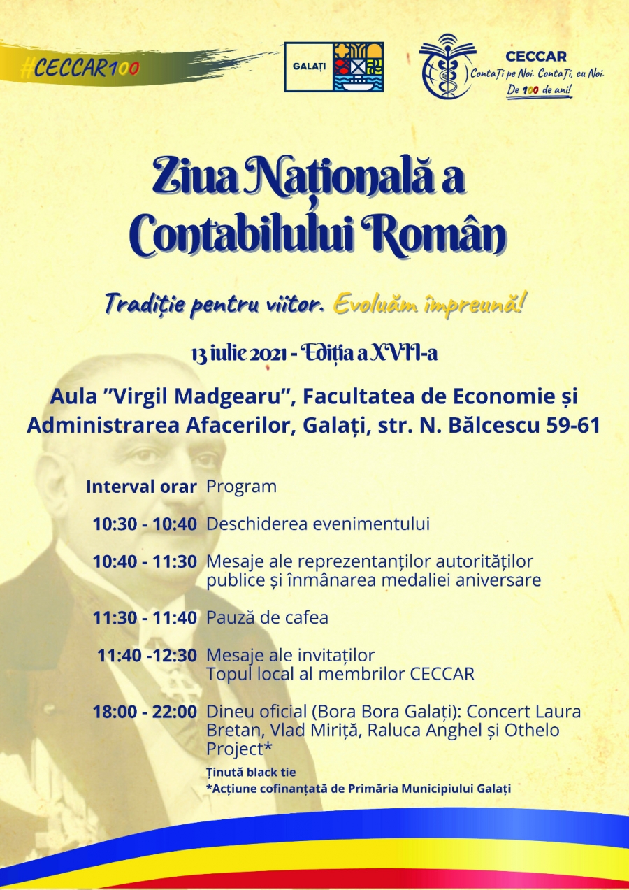 Ziua Naţională a Contabilului Român marcată la Galaţi