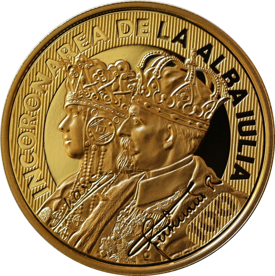 BNR lansează monede din aur şi argint cu tema încoronării Regelui Ferdinand I şi a Reginei Maria (FOTO)