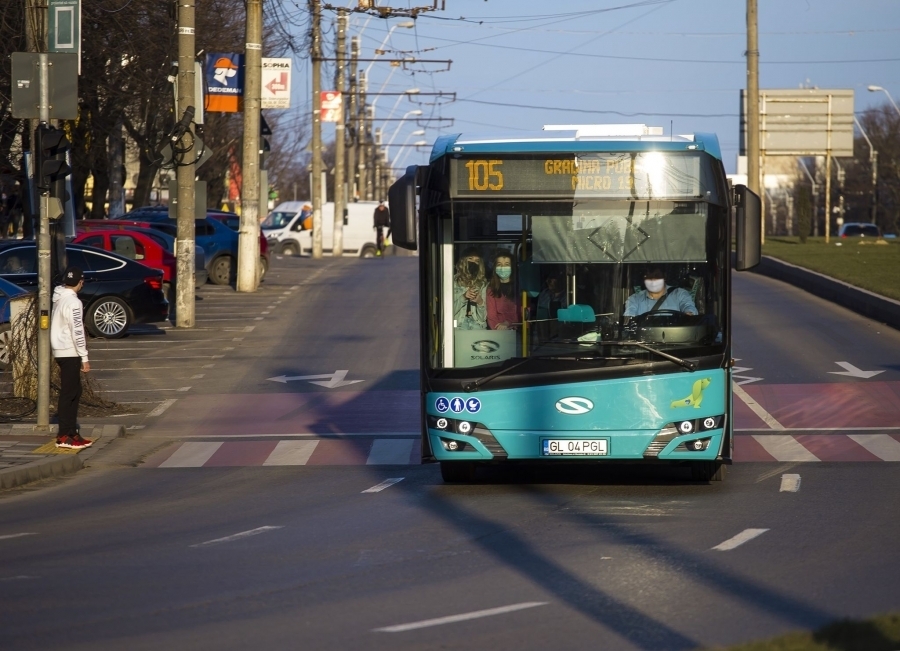 Transportul public reluat în Galaţi