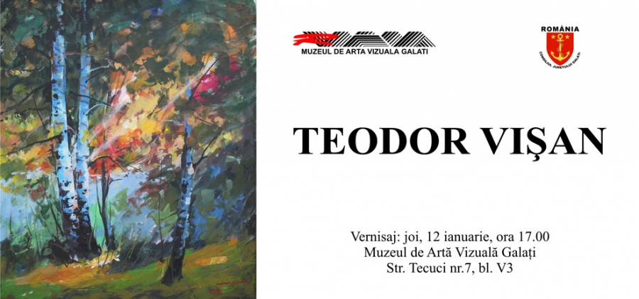 Expoziţie de pictură semnată Teodor Vişan