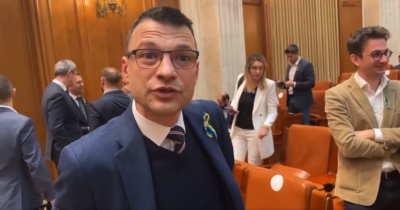 Deputatul USR Galaţi, Bogdan Rodeanu către liderul AUR, George Simion: Degeaba ai tricolorul la piept, dacă tot pentru Moscova lucrezi (VIDEO)