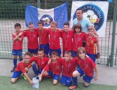 Grupa 2010 de la Şcoala de Fotbal Junior a urcat din nou pe podium