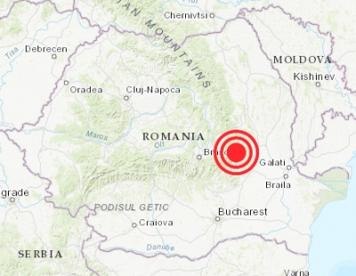 Cutremur de 3.3 grade, la 116 km de Galaţi