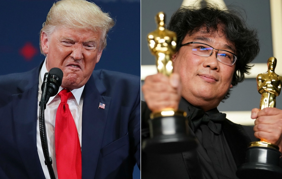 Donald Trump a ironizat pelicula sud-coreeană ''Parasite'', recompensată cu Oscarul pentru ''cel mai bun film''