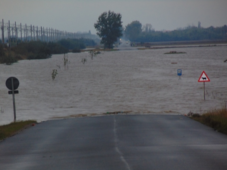 Se poate circula din nou pe DN 25 Galaţi - Tecuci