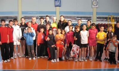 Râpă şi Silviu Ilie au premiat „siderurgiştii” de la badminton