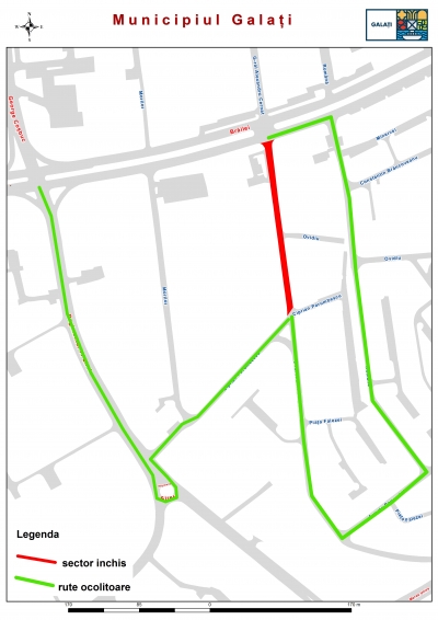Trafic restricţionat, timp de 30 de zile, pe strada Alexandru Cernat