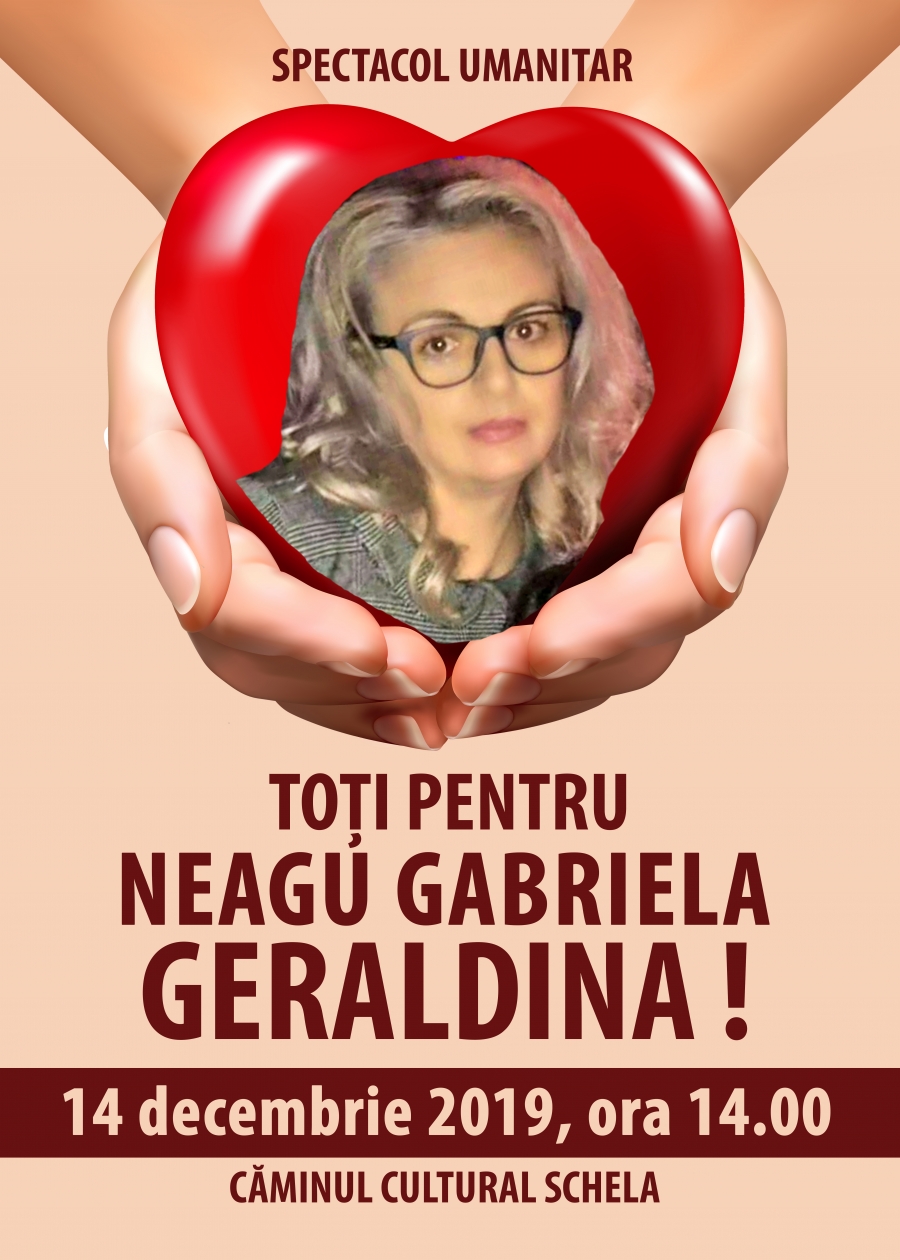 „CÂNTEC PENTRU GABRIELA“: Spectacol caritabil la Schela pentru o şansă la viaţă