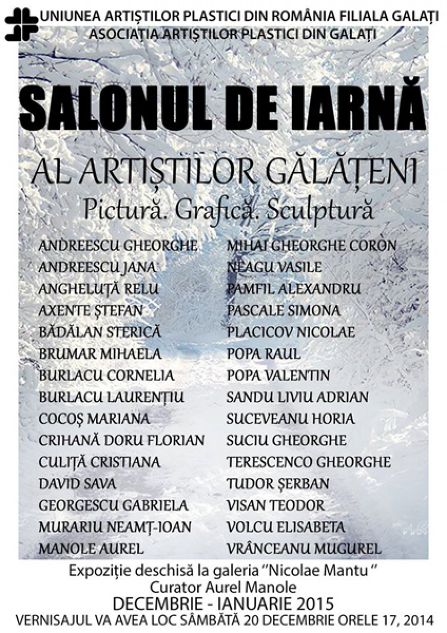 30 de artişti plastici la Salonul de iarnă