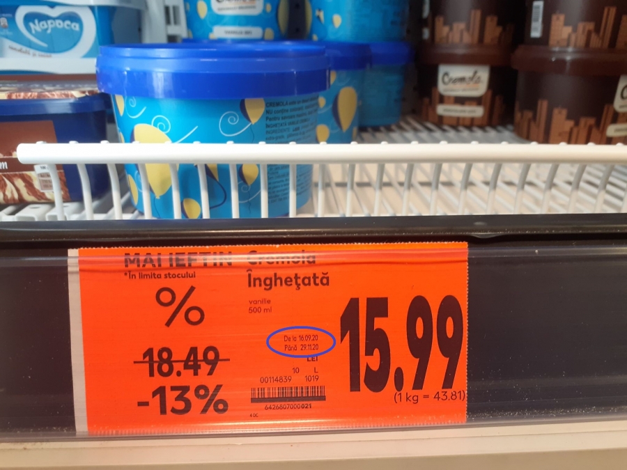 Galaţi: Amenzi de 50.000 lei pentru reduceri false în magazine
