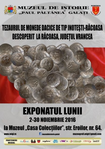 Exponatul lunii: Tezaurul de monede dacice de tip Inoteşti-Răcoasa