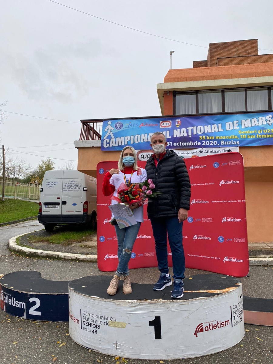 Atleta de la CSU Galaţi, Andreea Arsine a devenit din nou campioană naţională după un finish de senzaţie