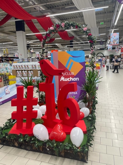 Festival al ofertelor anti-inflaţie, la 16 de ani de Auchan România