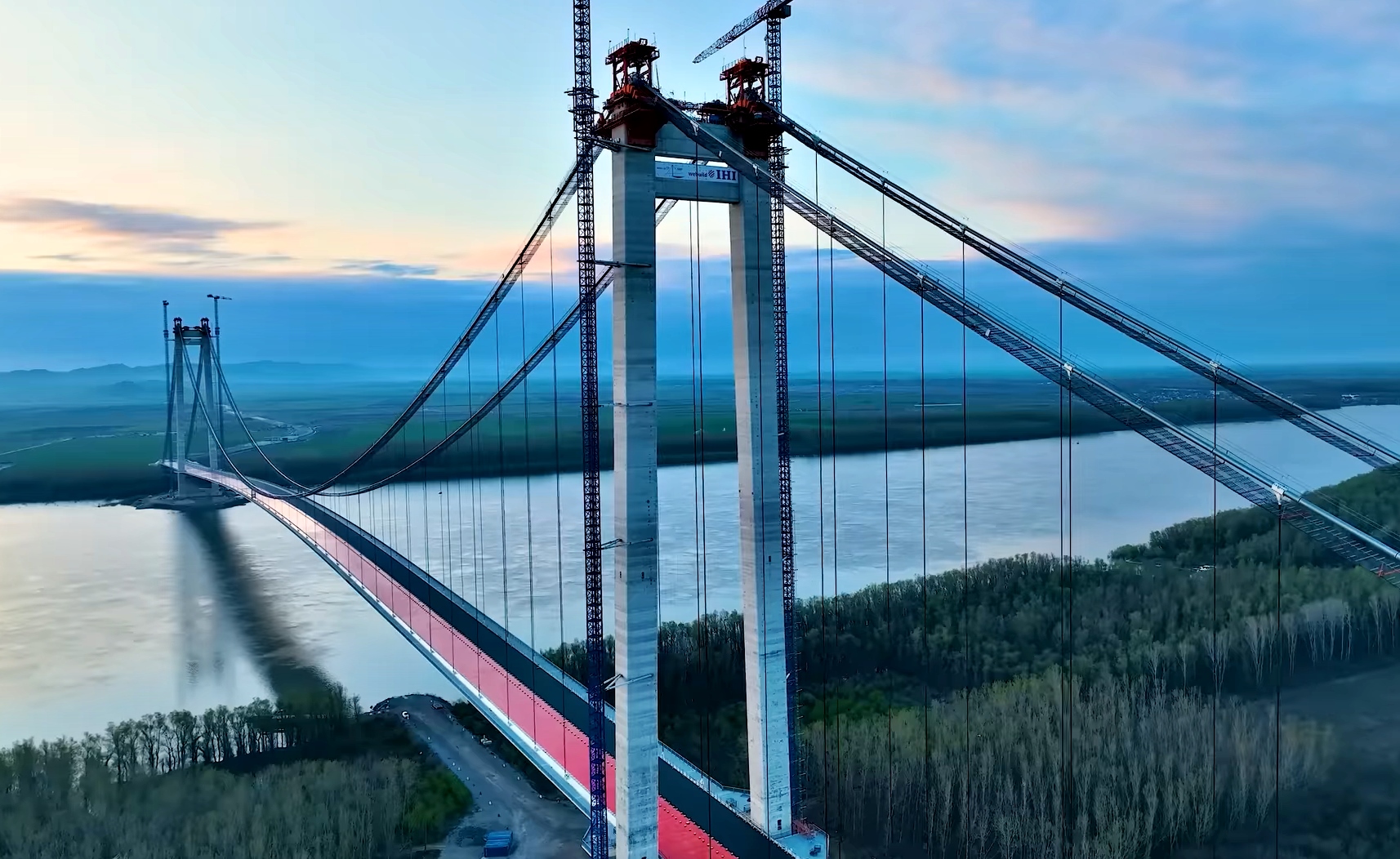 A fost anunţată data la care va fi inaugurat Podul Suspendat peste Dunăre