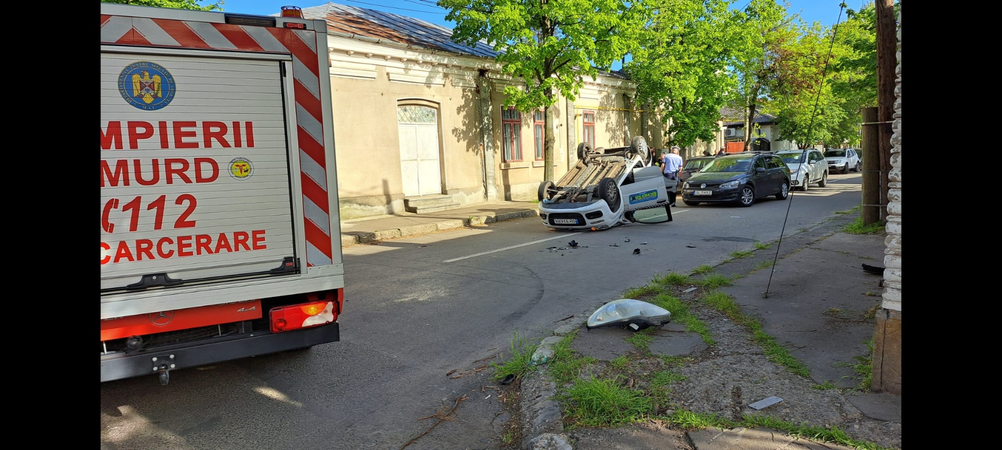 Galați: Accident mortal la intersecția străzii Morilor cu Mihai Eminescu (FOTO)