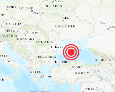 Cutremur de 5 grade în Marea Neagră