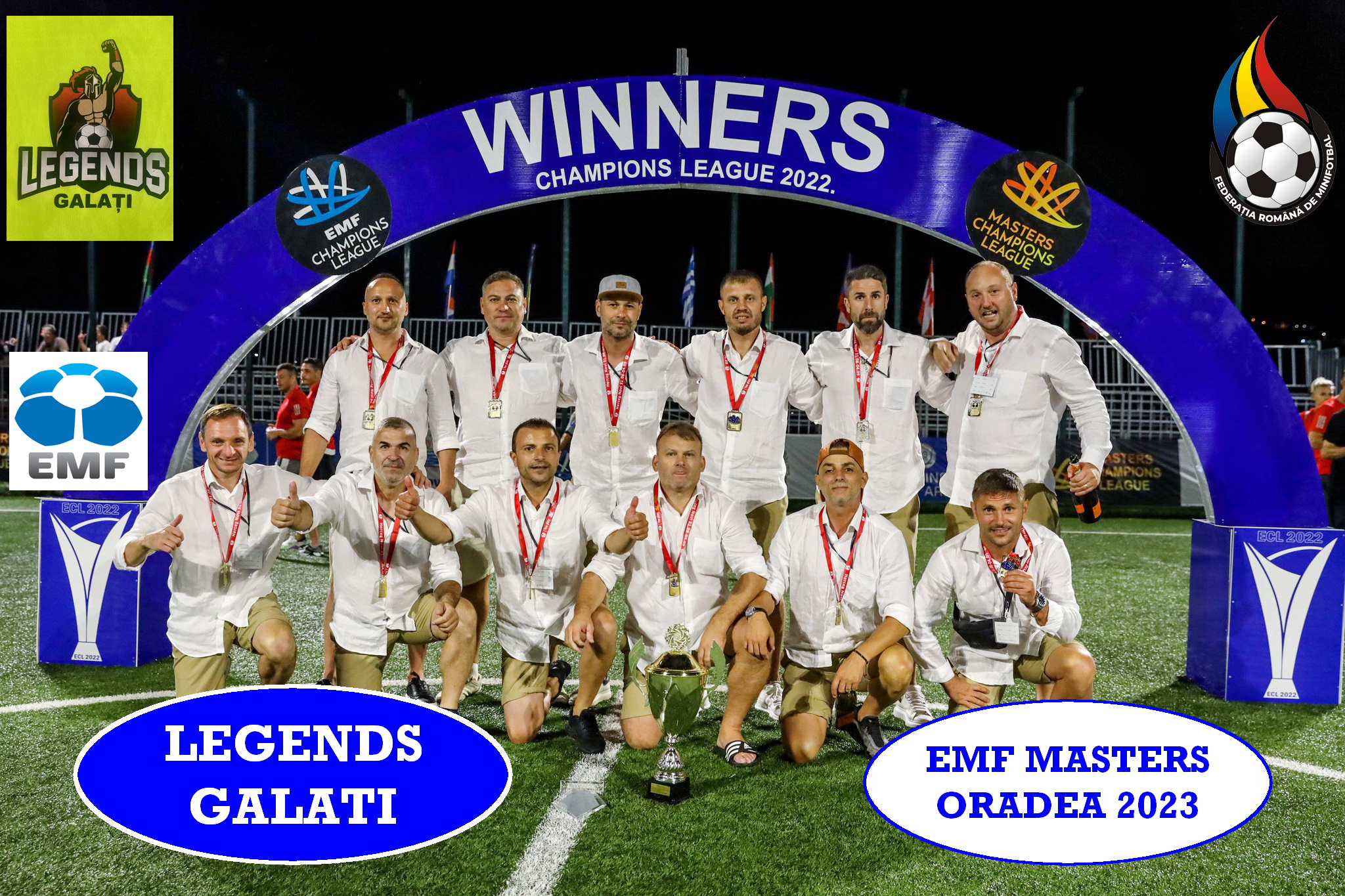 Legends Galaţi vrea să păstreze EMF Champions League 