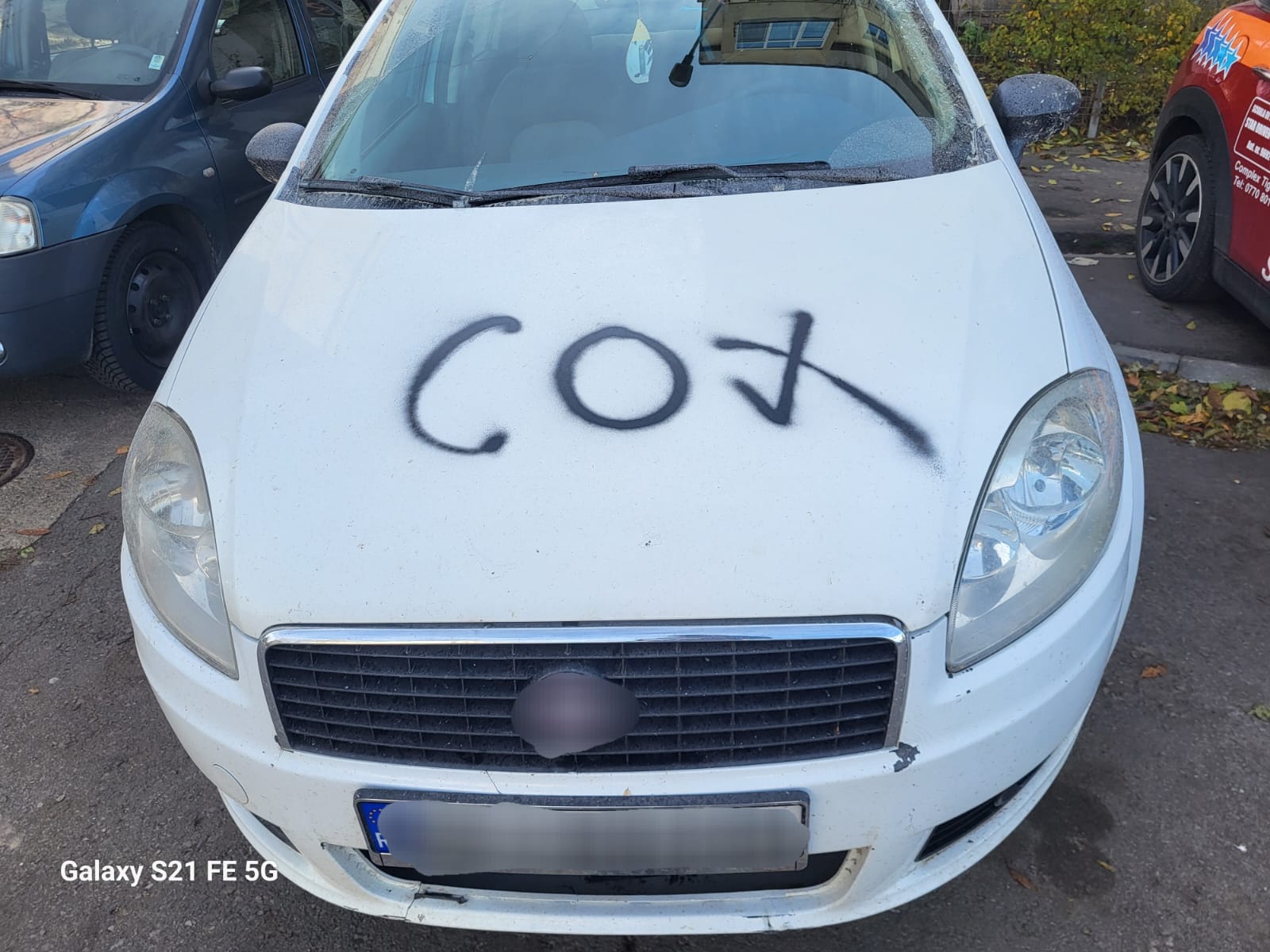 FOTO/VIDEO: Mașini vandalizate pe str. Oltului - UPDATE