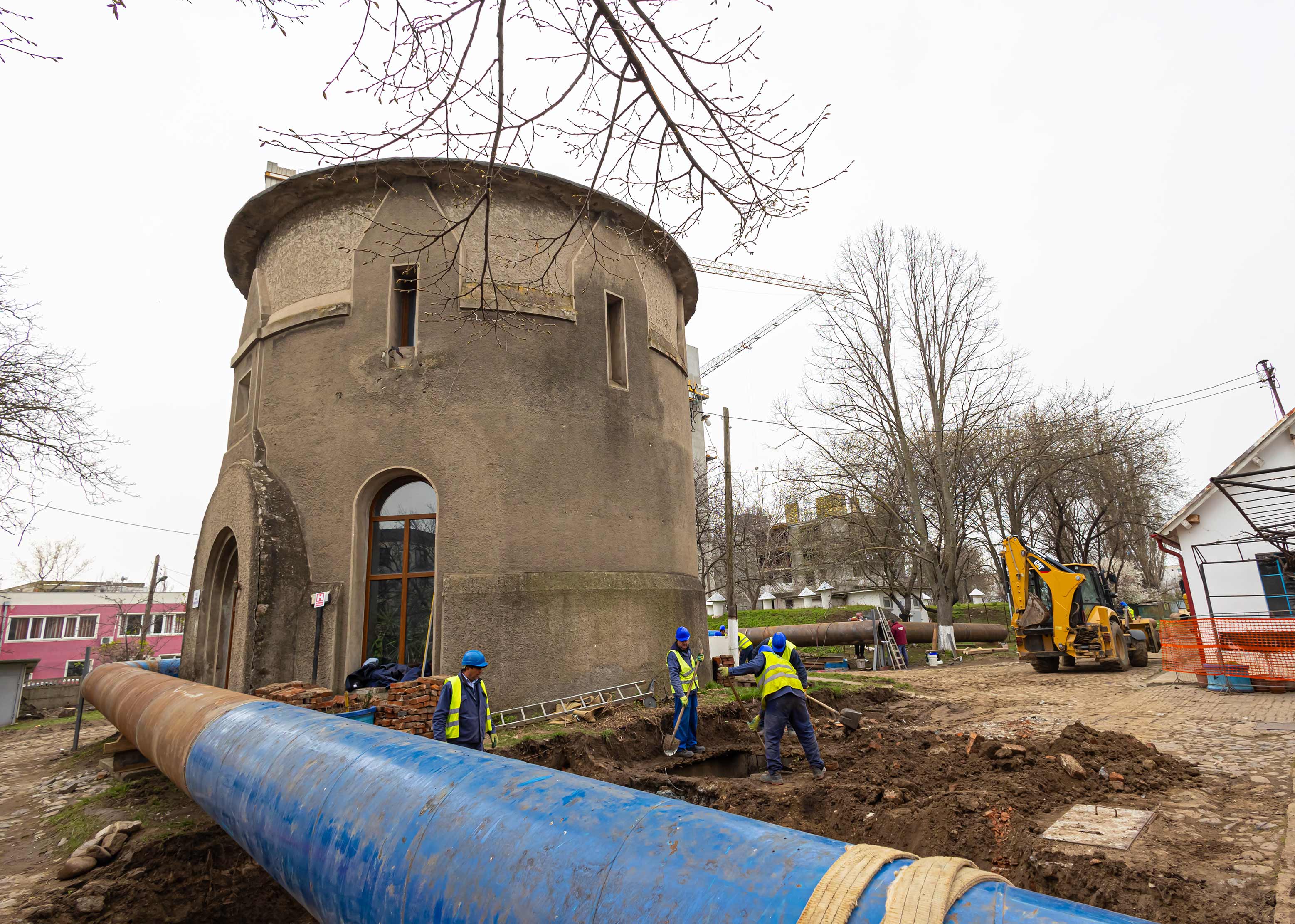 FOTO: Staţia de pompare „Turnul de Apă” a intrat în modernizare