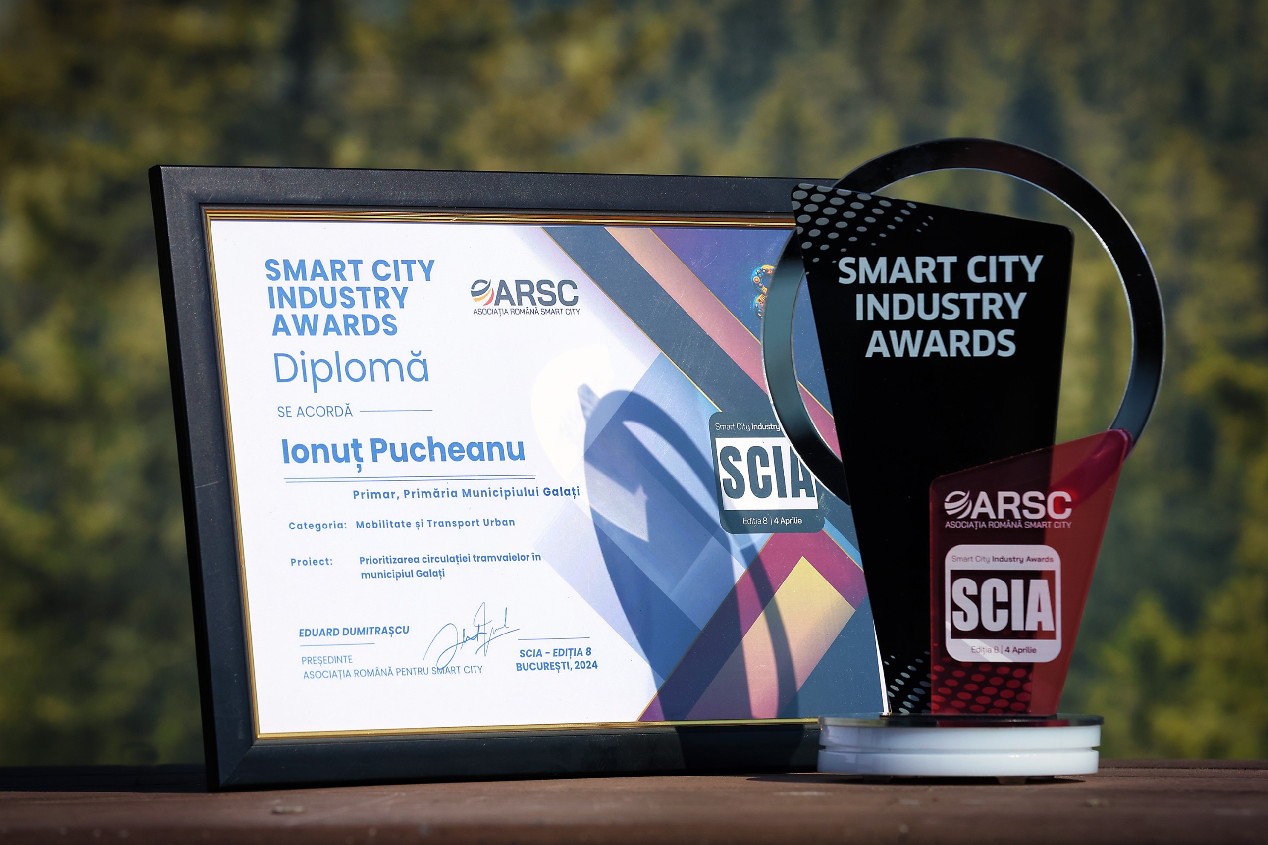 Edilul Ionuţ Pucheanu a primit distincţia Smart City pentru transport şi mobilitate